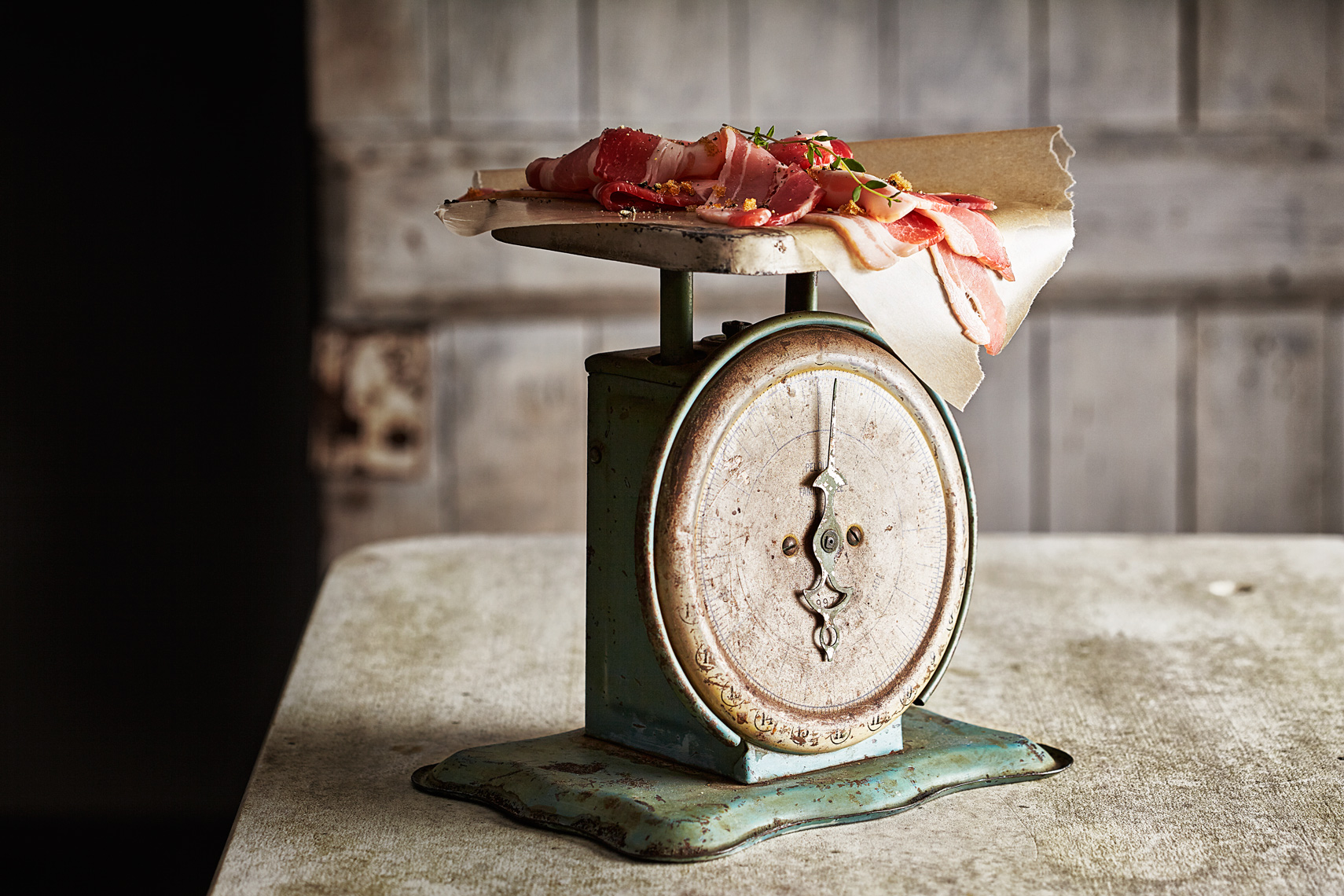 Raw Bacon Scale
